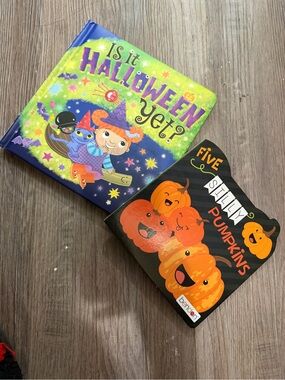Halloween Board Books Bundle - Bright Green & Black Covers